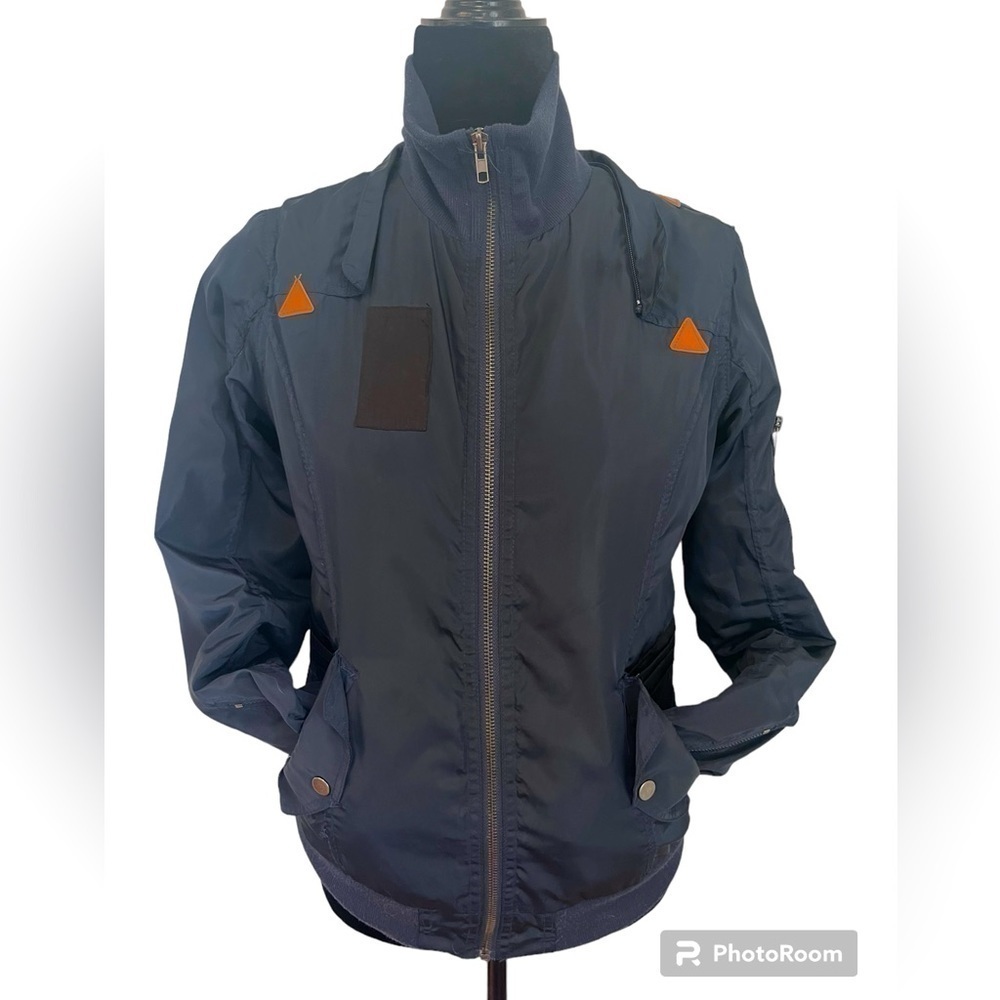 Bomber Jacket- Navy- Size Small